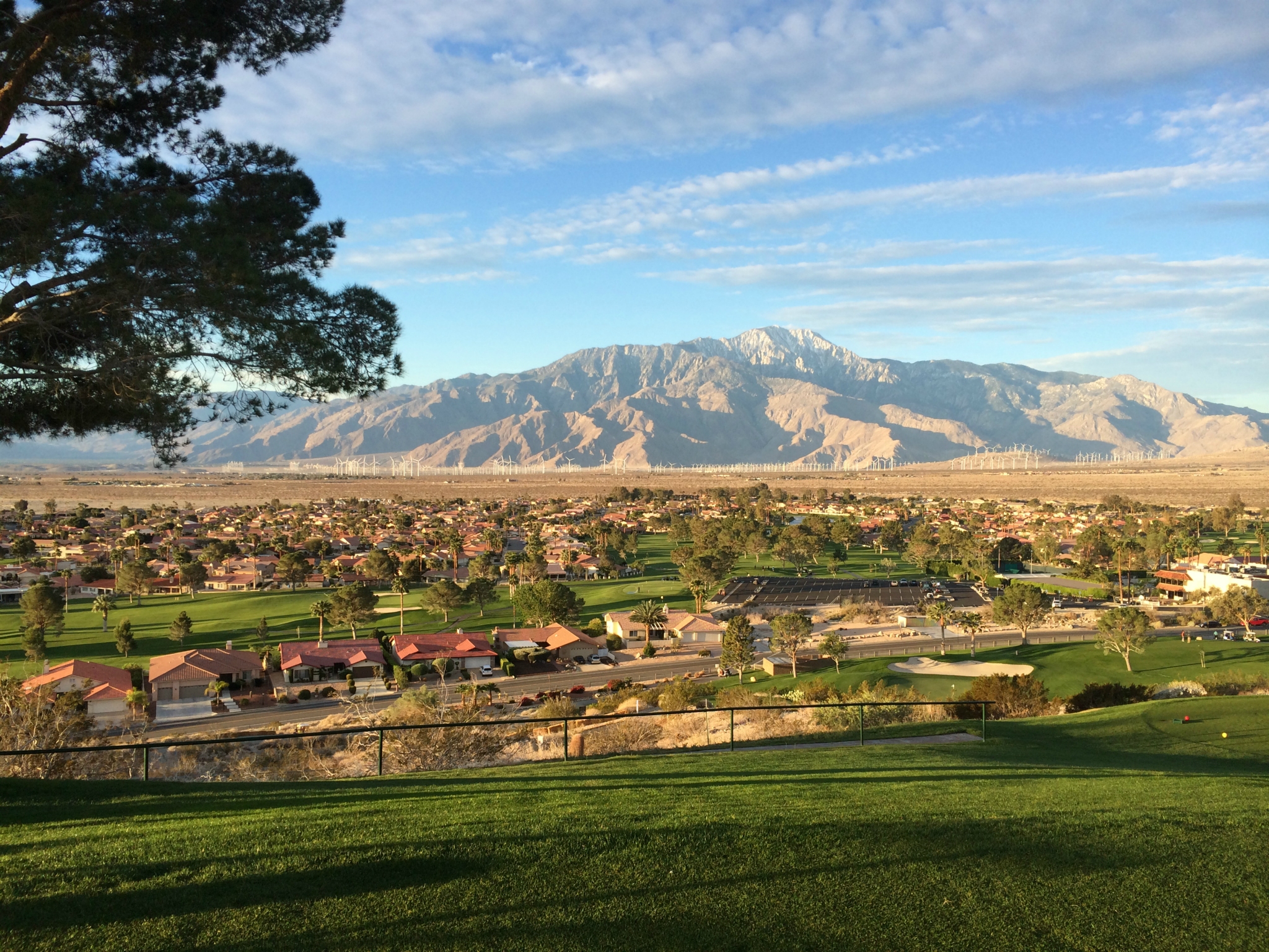 From a tee box at Mission Lakes